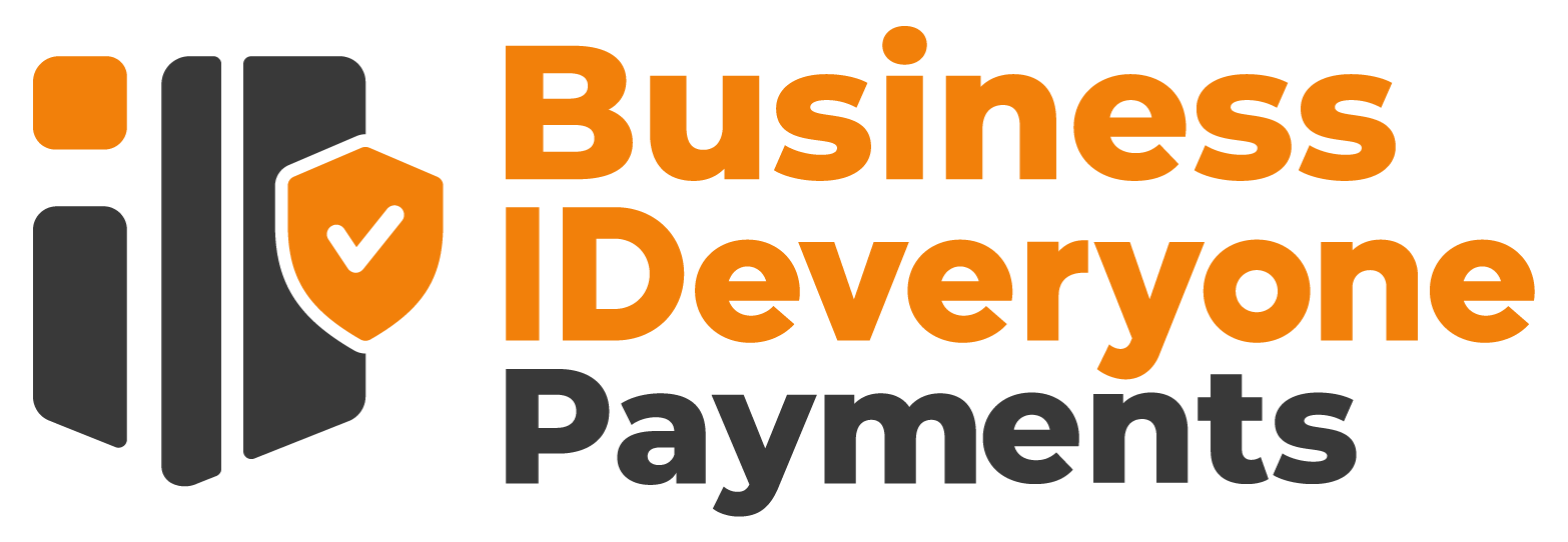 Business Ideveryone Payments logo orange & black