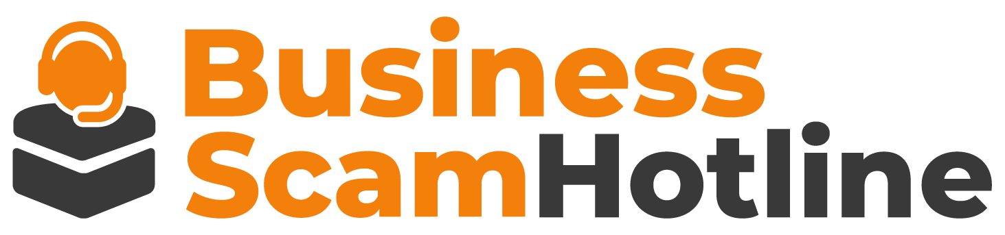 Business hotline logo orange & black